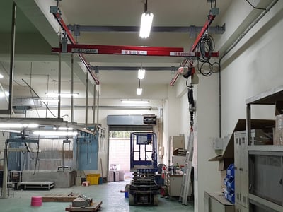 Ceiling-Mounted 5T Rail with KITO Hand Chain Hoist, 100 kg Capacity - ảnh 2