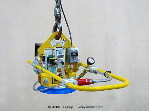 ANVER VPFL4-AC with PA126-S-3: lifting & handling non-porous loads up to 500 lbs (227 kg)