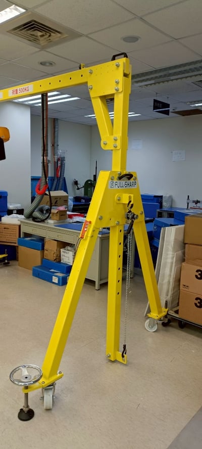 Cổng trục 500 kg đẩy tay treo palang điện cho nhà xưởng - ảnh 14