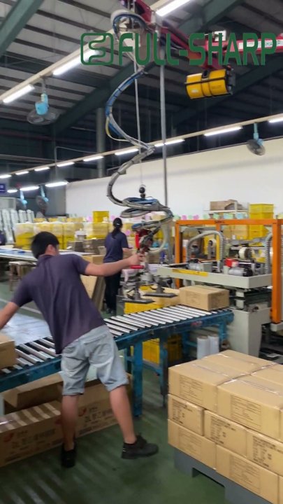 Thiết bị nâng hạ hút chân không thùng carton, thùng giấy. Thiết bị nâng hạ thùng giấy
