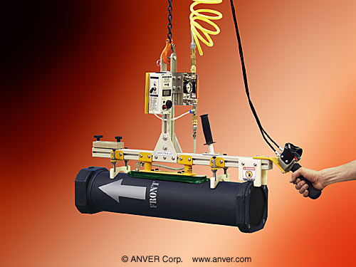 ANVER APU-101 + 76400415 single pad air powered vacuum pick-up unit