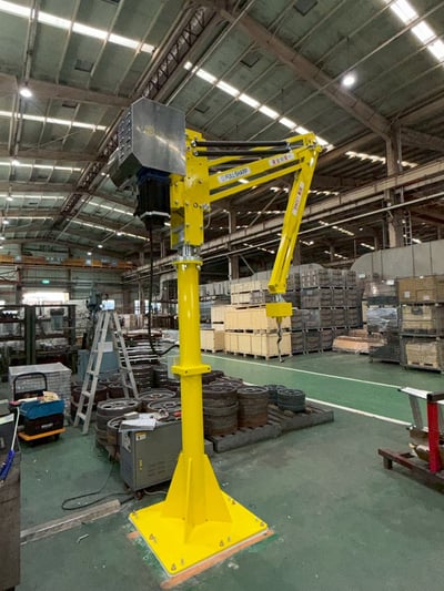 Tay nâng điện trợ lực cấp phôi cho máy CNC - ảnh 5