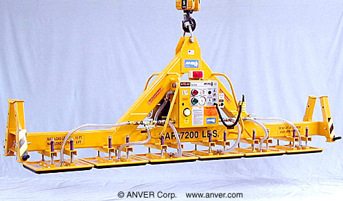 ANVER E720M6-150FP six pad inline electric lifter with foam pads