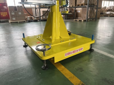 Cầu trục xoay ray nhôm đế di động hút thùng giấy bằng chân không - ảnh 2