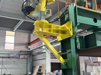 Tay nâng trợ lực treo cột, đầu hút chân không nâng tấm thép - ảnh 12