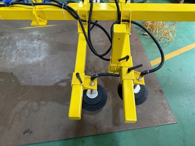 Mặt hút chân không khí nén nâng tấm thép dài 8 m - ảnh 11