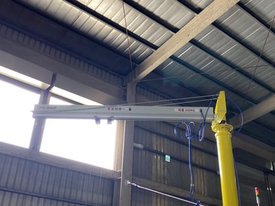 Pneumatic Jib Crane for Lifting Bicycle Frames on the Line - ảnh 9