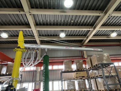 Cầu trục xoay ray nhôm đế di động hút thùng giấy bằng chân không - ảnh 9