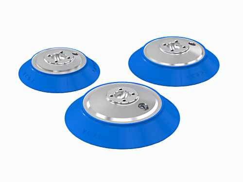 VC Series centre suspension and side port vacuum cups