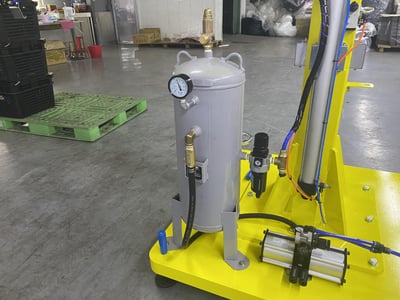 Pneumatic Jib Crane with Mobile Base and Height-Adjustable Column - ảnh 3