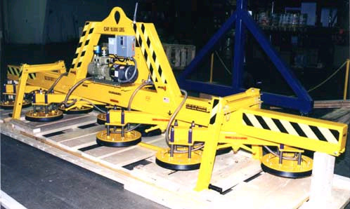 ANVER E1000M8-190-4/44 eight pad electric powered vacuum lifter