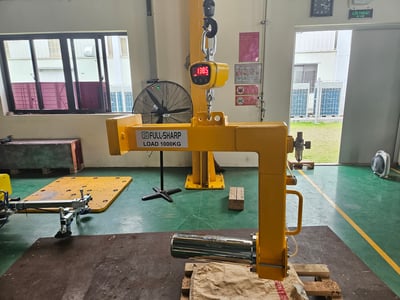 Tool nâng cuộn nguyên liệu cho dây chuyền sản xuất - ảnh 1