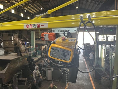 5T Rail Jib Crane with Black Bear 250 kg Electric Hoist - ảnh 9