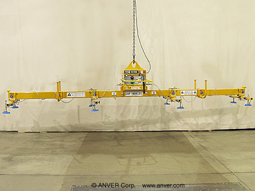 ANVER E100M8-222-4/44 eight pad electric powered vacuum lifter