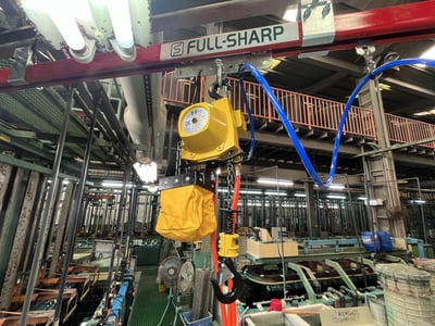 5T Overhead Rail with ENDO Pneumatic Hoist for Flammable Zones - ảnh 5