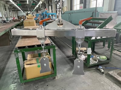Thanh ray nhôm treo cầu trục khí nén, treo tool móc - ảnh 8