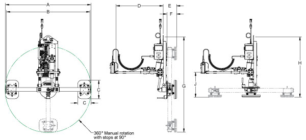 ET50M2-FPMR dimension drawing