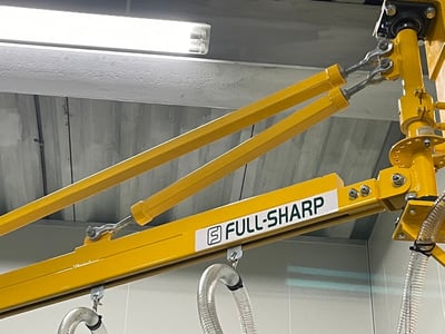 Cầu trục xoay thanh ray nhôm và bộ hút chân không thùng giấy - ảnh 8