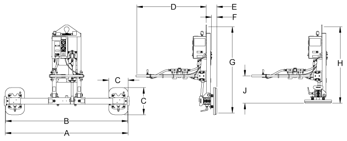 AT75M2-FP dimension drawing