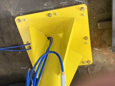 Cầu trục xoay khí nén treo mặt hút chân không hút tấm thép 100 kg - ảnh 12