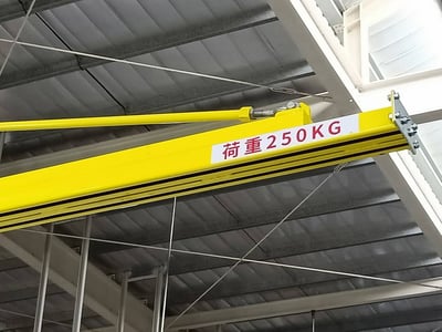 Cầu trục xoay thanh ray 5T treo pa lăng điện 250 kg - ảnh 14