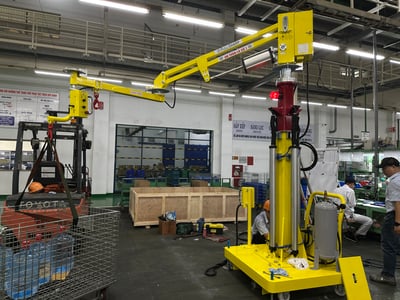 Tay nâng trợ lực di động 120 kg có cột chỉnh chiều cao - ảnh 18