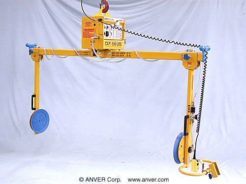 ANVER E50M2-94ASG: lifting & handling refrigerators 87″ x 82″ (2210 mm x 2083 mm) up to 500 lb (227 kg)