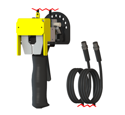 Tay cầm điều khiển điện có cò bấm khí nén FDEPPTA9600