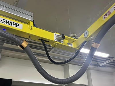 Cầu trục xoay air balancer, bơm ANVER hút bao và thùng giấy - ảnh 12