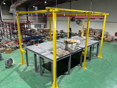 Bộ khung thanh ray thép 200 kg và ống hút chân không ANVER - ảnh 3