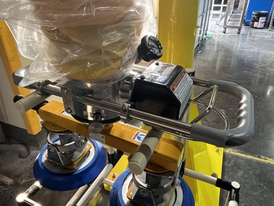 Overhead Aluminum Rail Jib Crane with Anver Vacuum Lifter for Rubber Blocks - ảnh 14