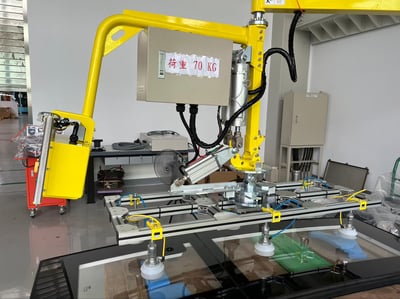 Tay nâng trợ lực hút tấm kính có chức năng lật và định vị - ảnh 10