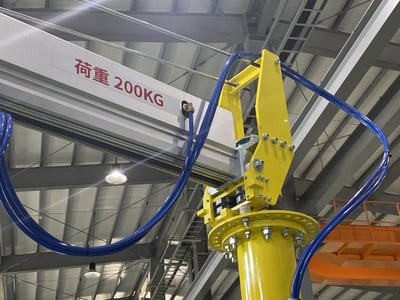 Pneumatic Jib Crane with Vacuum Lifting Pad for Sheet Materials - ảnh 6