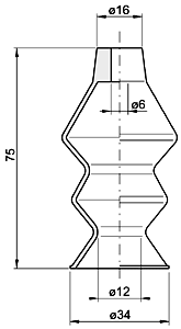 Bản vẽ giác hút BE34-SIT