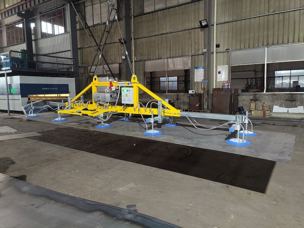 Horizontal handling of carbon-steel sheet