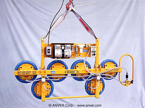 ANVER GT150M6-63E six pad electric powered lifter with gravity tilt