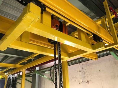 Bộ khung thanh ray 500 kg lắp palang ENDO - ảnh 4
