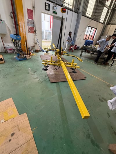 Mặt hút chân không khí nén nâng tấm thép dài 8 m - ảnh 7