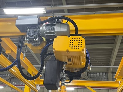 Bộ khung thanh ray 500 kg kết hợp palăng nâng hạ - ảnh 12
