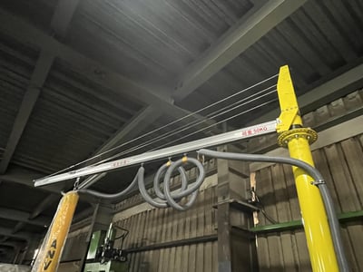Aluminum Rail Jib Crane with ANVER Vacuum Tube Lifter for Bag Handling - ảnh 5