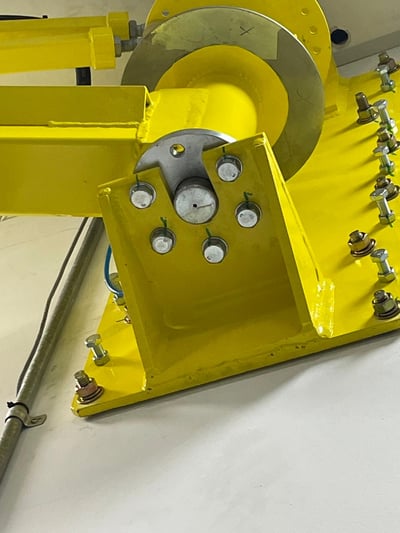 Cầu trục xoay treo tường khí nén, tay cầm cảm ứng lực và tool kẹp - ảnh 8