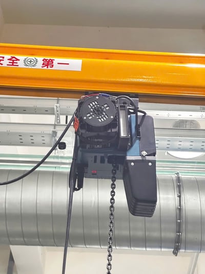 Thanh ray KBK 500kg treo tời servo nâng phôi, khuôn cho máy CNC - ảnh 3