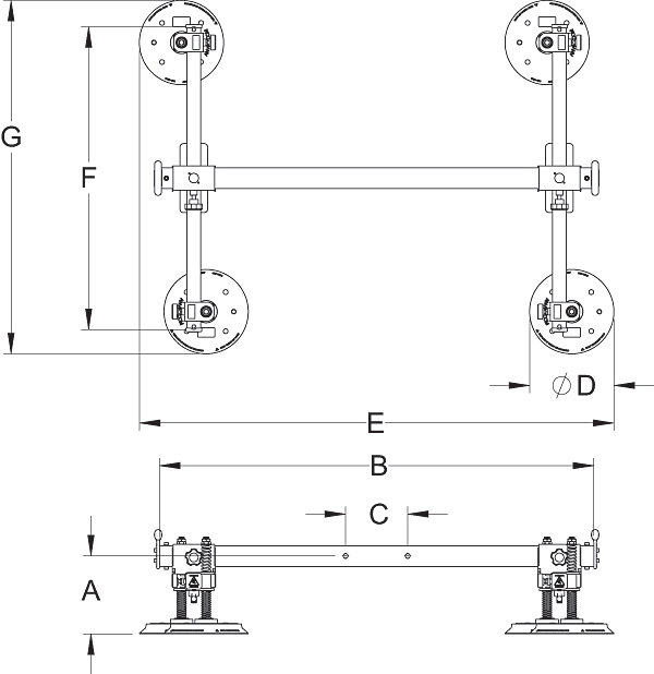 L100M4 dimension drawing