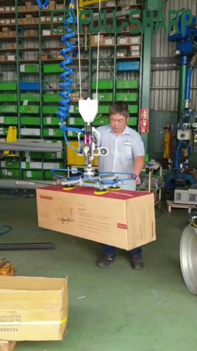 Thiết bị nâng hạ hút chân không thùng carton lớn. Thiết bị nâng thùng giấy, thùng carton