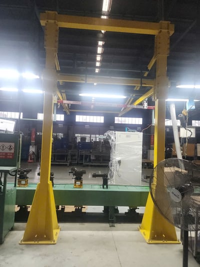 Bộ khung thanh ray 5T treo air balancer 200 kg gắp motor xe - ảnh 5