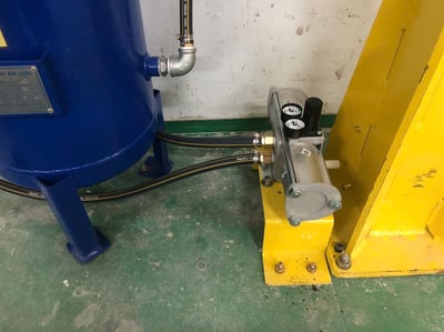 Bộ khung thanh ray nhôm cho cầu trục khí nén 200 kg - ảnh 2
