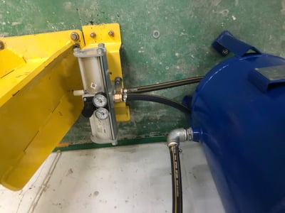 Bộ khung thanh ray nhôm cho cầu trục khí nén 200 kg - ảnh 3
