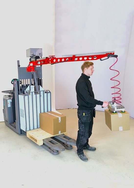 Lifts All Speedy Picker Add-On – Forklift Crane Arm for Warehouses