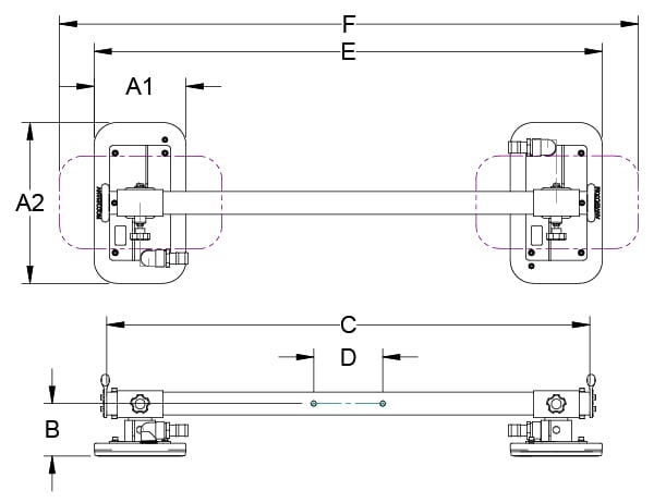 L50M2-FP-HF dimension drawing