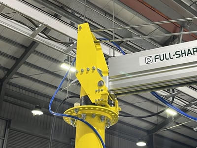 Cầu trục xoay khí nén đế di động 200kg của FullSharp - ảnh 7